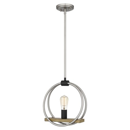 Quoizel Sterling 1-Light Brushed Nickel Mini Pendant STG1512BN